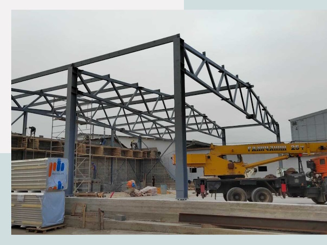 Строительство цехов в Саранске