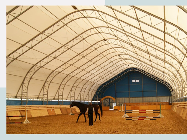 Строительство конных манежей в Саранске