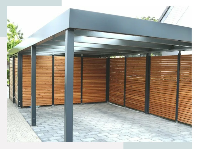 Навесы для парковки в Саранске