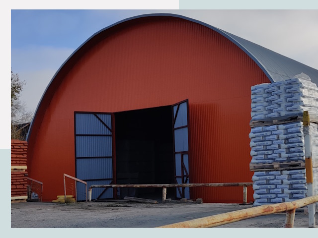 Полукруглые ангары по цене от 632 руб. в Саранск