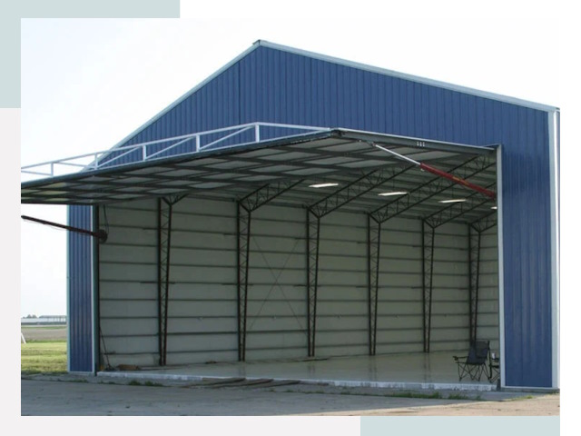 Прямо стенные ангары в Саранске