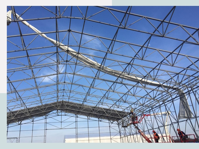 Шатровые ангары от 632 руб. в Саранске и Республике Мордовия