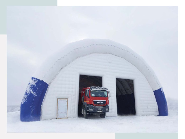 Мобильные ангары в Саранске