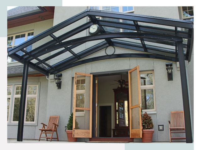 Козырьки металлические в Саранске