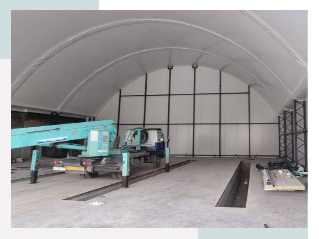 Внутреннее оснащение ангаров в Саранске