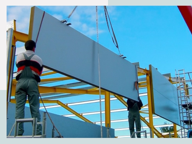 Монтаж сэндвич-панелей в Саранске от 632 руб.