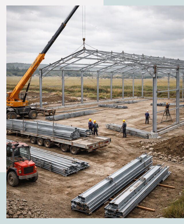 Строительство ангаров для сельхозтехники в Саранске под ключ