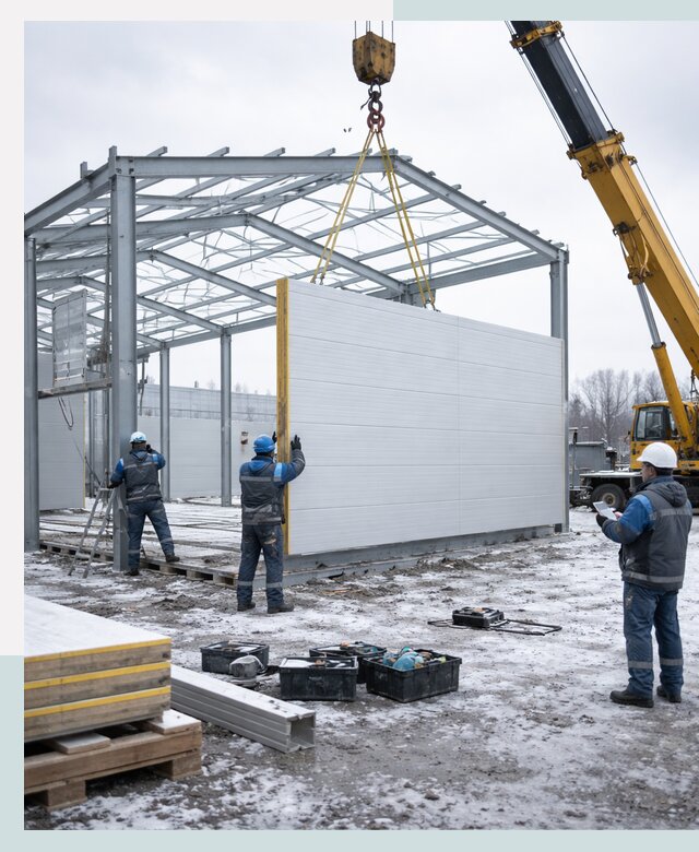 Строительство холодильных складов под ключ в Саранске