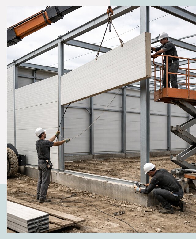 Строительство складов из сэндвич панелей в Саранске под ключ