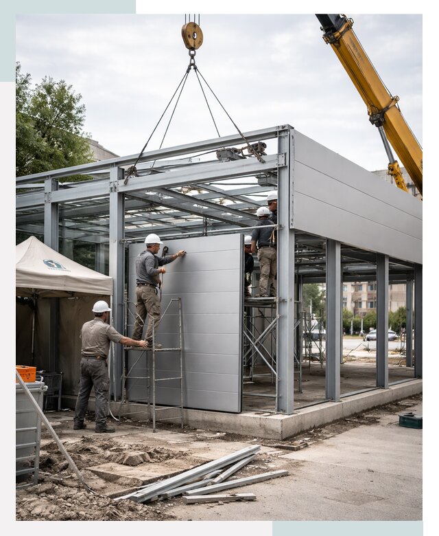 СтальСтрой-Срн: торговый павильон под ключ в Саранске от 36876 р.