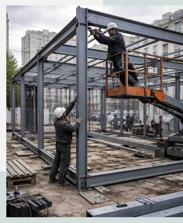 Строительство и монтаж торговых павильонов под ключ в Саранске