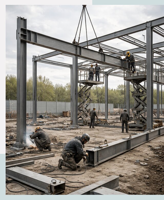 Строительство выставочных павильонов из металлоконструкций в Саранске